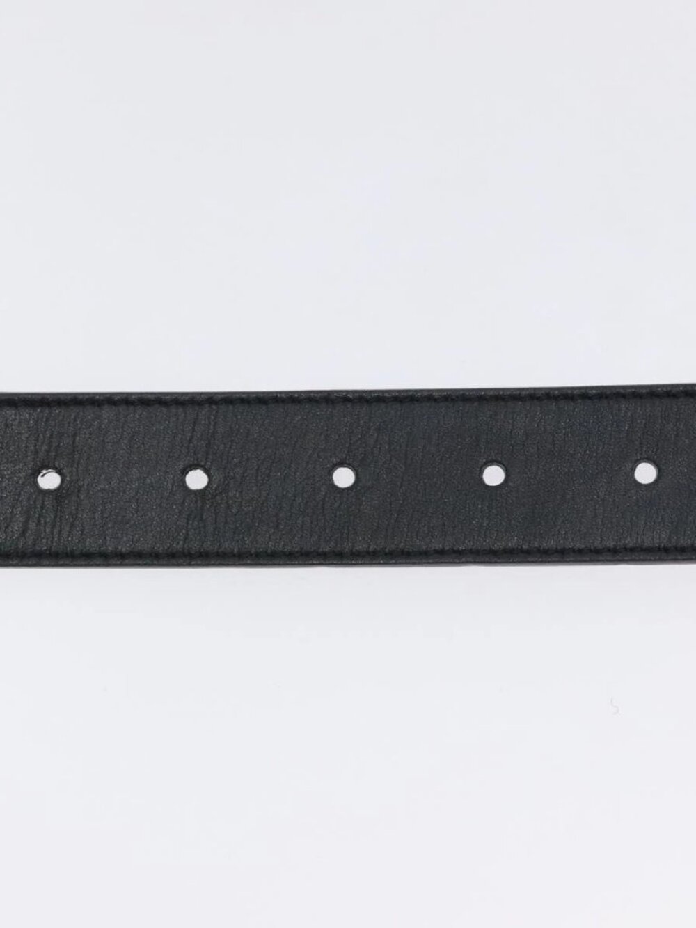 GUCCI GG Marmont Belt Leather 31.5" Black Gold 414516 Auth SW817 - Picture 7 of 12